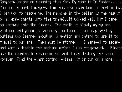 Time Machine screenshot 4 for Commodore 64